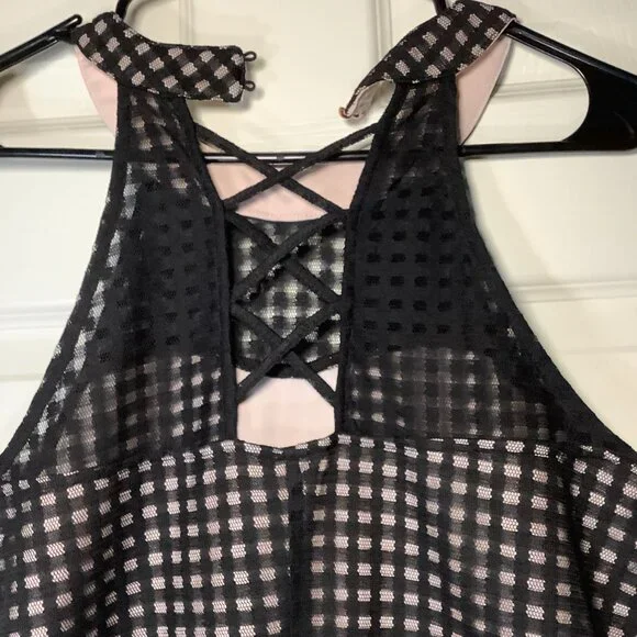Candies Black Criss Cross back Dress - Picture 2 of 5